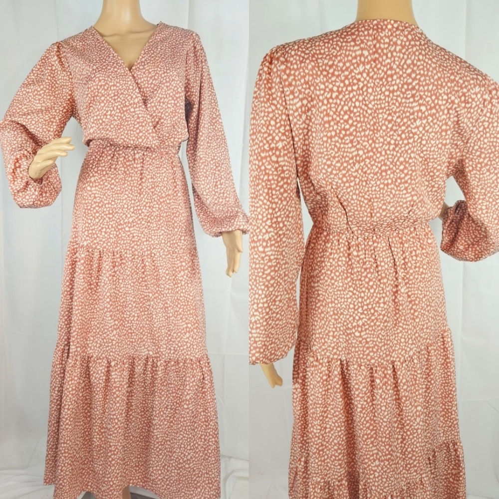 Bohemian inspired Pink and white dress unbranded size medium - Picture 4 of 16